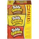 Nabisco Multipacks Teddy Grahams Chocolate/Honey/Cinnamon Graham Snacks, 12ct