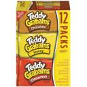 Nabisco Multipacks Teddy Grahams Chocolate/Honey/Cinnamon Graham Snacks, 12ct