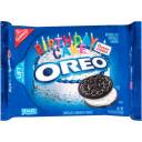 Nabisco Oreo Birthday Cake Flavor Creme Chocolate Sandwich Cookies, 15.25 oz
