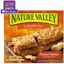 Nature Valley Crunchy Peanut Butter Granola Bars, 1.5 oz, 6 count