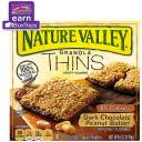 Nature Valley Granola Thins Dark Chocolate Peanut Butter Crispy Squares, 10ct