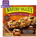 Nature Valley Sweet & Salty Nut Dark Chocolate, Peanut & Almond Granola Bars, 1.24 oz, 6 count