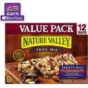 Nature Valley Trail Mix Dark Chocolate & Nut and Fruit & Nut Variety Pack Chewy Granola Bars, 1.2 oz, 12 count