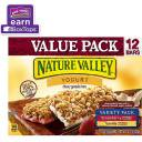 Nature Valley Yogurt Strawberry & Vanilla Variety Pack Chewy Granola Bars, 1.2 oz, 12 count