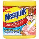 Nestle Nesquik Strawberry Flavor Flavored Milk Additive, 21.8 oz