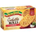 New York Brand Olde World Ciabatta Rolls with Real Garlic, 6 count, 7.8 oz