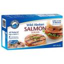 Ocean Eclipse Wild Alaskan Pink Salmon Burgers, 4 count, 1 lb