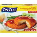 On-Cor Breaded Chicken Parmagiana Patties with Tomato Sauce, 26 oz