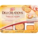 Oscar Mayer Deli Fresh Turkey & Chicken With Swiss & Cheddar Cracker Combinations, 4.5 oz