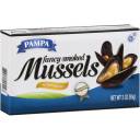 Pampa Fancy Smoked Mussels in Vegetable Oil, 3 oz