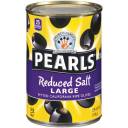 Pearls Large Pitted Reduced Sodium California Olives, 6 oz