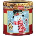 Popcorn Expressions Christmas Snowman with Tophat Assorted Flavors Popcorn Tin, 24 oz
