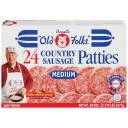 Purnell's Old Folks Medium Country Sausage Patties, 24ct