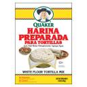 Quaker Harina Preparada Para Tortillas White Flour Tortilla Mix, 8 lb