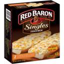 Red Baron Singles French Bread 5 Cheese & Garlic Pizzas, 2 count, 8.80 oz