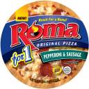 Roma for 1 Original Pepperoni & Sausage Pizza, 5.36 oz