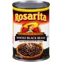 Rosarita Premium Seasoned Whole Black Beans, 15 oz
