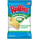 Ruffles Sour Cream & Onion Potato Chips, 8.5 oz