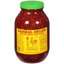 Sambal Oelek: Ground Fresh Chili Paste, 136 Oz