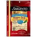 Sargento Reduced Sodium Pepper Jack Cheese Slices, 10 count, 6.67 oz