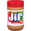 Simply Jif Creamy Peanut Butter, 15.5 oz