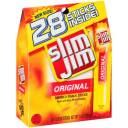 Slim Jim Original Smoked Snack Sticks, 0.28 oz, 28 count