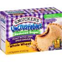 Smucker's Uncrustables Reduced Sugar Peanut Butter & Grape Spread Sandwiches, 2 oz, 4 count