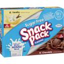 Snack Pack Sugar Free Vanilla & Chocolate Pudding, 3.25 oz, 12 count