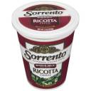 Sorrento Deli Style Whole Milk Ricotta Cheese, 2 lb