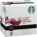 Starbucks Caffe Verona Dark Ground Coffee K-Cups, 16 count