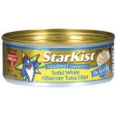 Starkist Gourmet Choice Solid White Albacore All Natural In Water Tuna Fillet, 4.5 Oz