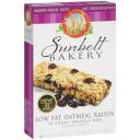 Sunbelt Bakery Low Fat Oatmeal Raisin Chewy Granola Bars, 10 count
