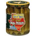 Talk O' Texas Hand Packed Mild Okra Pickles, 16 fl oz