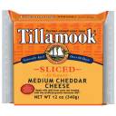 Tillamook Sliced Medium Cheddar Cheese, 12 oz