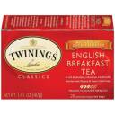 Twinings Of London Decaffeinated English Breakfast Tea Bags, 20ct