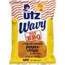 Utz Wavy Pit BBQ Potato Chips, 10 oz
