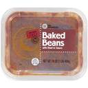 Wal-Mart Deli: W/Beef In Sauce Baked Beans, 16 oz