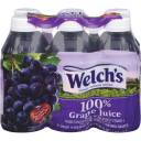Welch's Single Serve 100% Grape Juice, 6pk