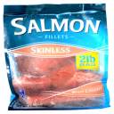 Wild Caught Skinless Salmon Fillets, 2 lbs