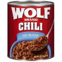 Wolf Brand: No Beans Chili, 106 Oz