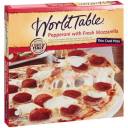 World Table Thin Crust Pepperoni Pizza With Fresh Mozzarella, 20.4 oz