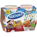 YoCrunch Vanilla Yogurt with Fruity Pebbles, 4ct