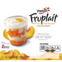 Yoplait Fruplait Harvest Peach Low Fat Yogurt, 4 oz, 4 count