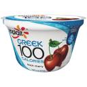Yoplait Greek 100 Calories Black Cherry Fat Free Yogurt, 5.3 oz