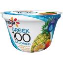 Yoplait Greek 100 Calories Tropical Fruit Fat Free Yogurt, 5.3 oz
