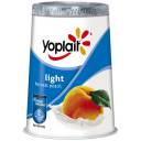 Yoplait Light Harvest Peach Fat Free Yogurt, 6 oz