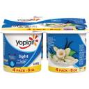 Yoplait Light Very Vanilla Fat Free Yogurt, 6 oz, 4 count