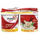 Yoplait Original French Vanilla Flavored Low Fat Yogurt, 6 oz, 4 count