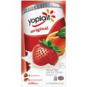 Yoplait Original Strawberry/Harvest Peach Low Fat Yogurt, 6 oz, 8 count