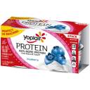 Yoplait Protein Blueberry Fat Free Yogurt Cups, 4 oz, 4 count
